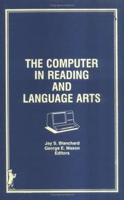 Cover of: The Computer in Reading and Language Arts (Computers in the Schools, Vol 4, No 1) (Computers in the Schools, Vol 4, No 1)