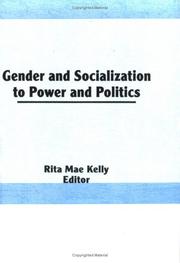 Cover of: Gender and socialization to power and politics