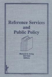 Cover of: Reference services and public policy