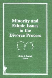 Cover of: Minority and ethnic issues in the divorce process