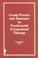 Cover of: Group process and structure in psychosocial occupational therapy