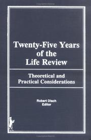 Cover of: Twenty Five Years of the Life Review | Robert Disch