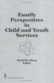 Cover of: Family perspectives in child and youth services