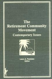 Cover of: The Retirement Community Movement: Contemporary Issues