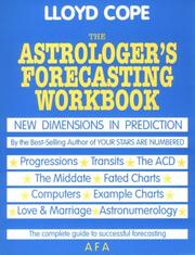 Cover of: The Astrologer's Forecasting Workbook by Lloyd Cope
