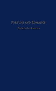 Cover of: Fortune and romance: Boiardo in America