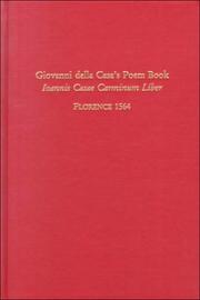 Giovanni della Casa's poem book = by Giovanni Della Casa