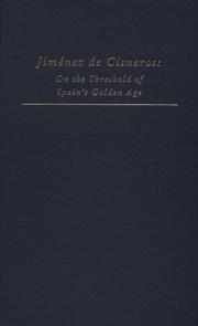 Cover of: Jimenez De Cisneros/on the Threshold of Spain's Golden Age