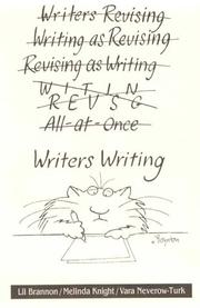 Cover of: Writers writing