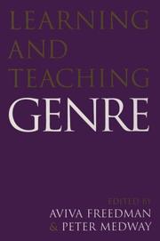 Cover of: Learning and teaching genre