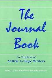 Cover of: The journal book for teachers of at-risk college writers