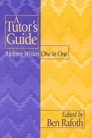 Cover of: A tutor's guide: helping writers one to one