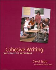 Cover of: Cohesive Writing: Why Concept Is Not Enough