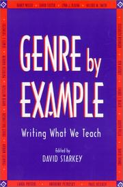 Cover of: Genre by example: writing what we teach