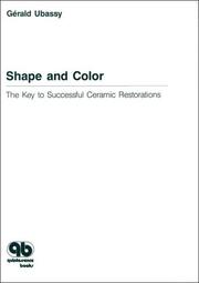 Shape and color by Gérald Ubassy