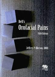 Cover of: Bell's Orofacial pains by Jeffrey P. Okeson