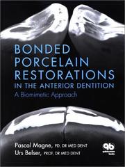 Cover of: Bonded Porcelain Restorations in the Anterior Dentition: A Biomimetic Approach