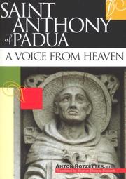 Cover of: Saint Anthony of Padua | Anton Rotzetter