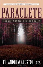 Cover of: Paraclete: the spirit of truth in the church