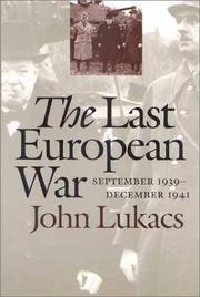 Cover of: The Last European War