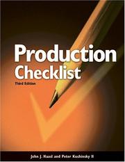Production checklist for builders and superintendents by John J. Haasl