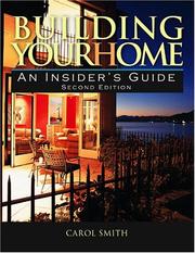 Cover of: Building Your Home by Carol Smith