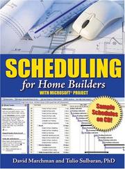 Cover of: Scheduling for Home Builders with Microsoft Project