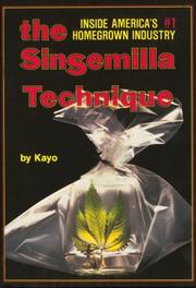 Cover of: The sinsemilla technique | Kayo.