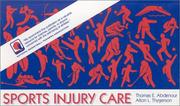 Cover of: Sports injury care by Thomas E. Abdenour