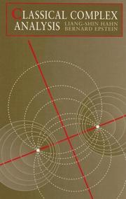 Cover of: Classical complex analysis