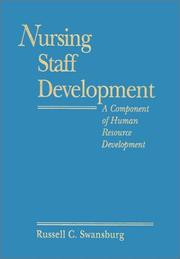 Cover of: Nursing staff development: a component of human resource development