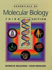 Cover of: Essentials of molecular biology