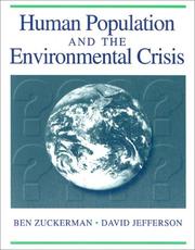 Cover of: Human population and the environmental crisis