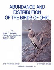 Cover of: Abundance and distribution of the birds of Ohio
