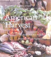 Cover of: American Harvest by The American Academy of Chefs, The American Academy of Chefs