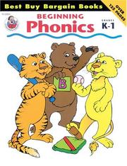 Cover of: Best Buy Bargain Beginning Phonics, Grades K-1 by Judy Nayer