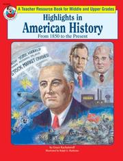 Cover of: Highlights in American history by Grace Kachaturoff