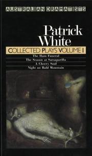 Cover of: Collected Plays (Australian Dramatists) by Patrick White