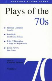 Cover of: Plays of the 70s by edited by Katharine Brisbane.