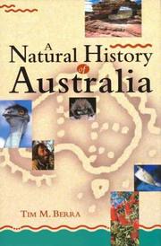 Cover of: A Natural History of Australia by Tim M. Berra