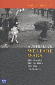 Cover of: Australia's Welfare Wars by Philip Mendes