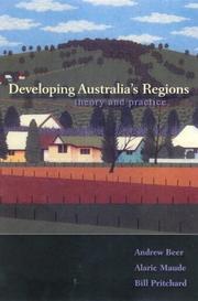 Cover of: Developing Australia's regions: theory and practice