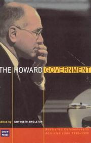 Cover of: The Howard government by Gwynneth Singleton