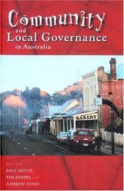 Cover of: Community And Local Governance in Australia