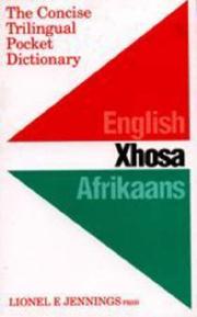 Cover of: Concise Trilingual Pocket Dictionary by Lionel E. Jennings