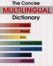 Cover of: concise multilingual dictionary | 