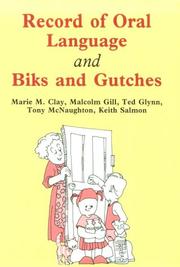 Cover of: Record of oral language ; and, Biks and gutches