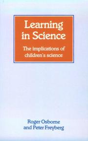 Cover of: Learning in science: the implications of children's science