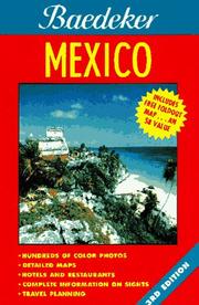 Cover of: Baedeker Mexico (Baedeker's Mexico)
