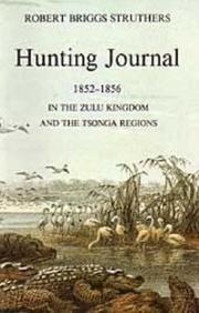 Cover of: Hunting journal by Robert Briggs Struthers